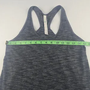 Lululemon Essential Gray Space Dye Tank‎ Top Size 2 thumbnail 7