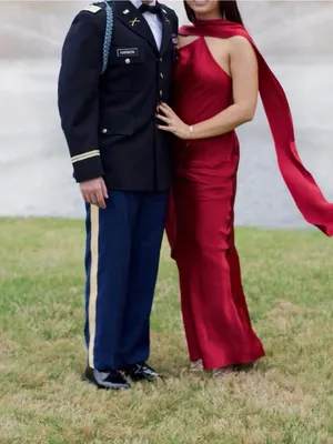 Amanda Uprichard Ashton Maxi Dress in Wine thumbnail 4