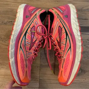 Brooks Transcend Ultimate Ride Sneakers Women 8 Pink Running Shoe 1201501B878 thumbnail 5