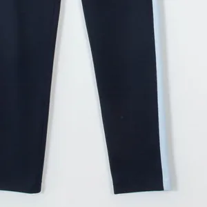 Ecru Sullivan Ponte Tuxedo Stripe Ankle Trouser Pants Navy Blue‎ Womens Size XS thumbnail 3
