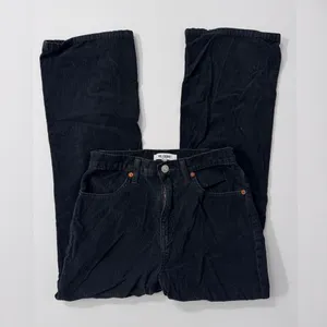 Re/Done 70's Loose Flare Washed Black Size 25 Flaw thumbnail 2