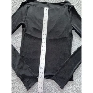 Free People Women's Running Late Long Sleeve‎ Soft Jersey Size Small thumbnail 7