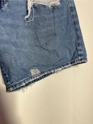 American Eagle Outfitters Light Blue 90s boyfriend short size 14 thumbnail 5
