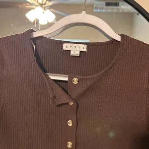 HYFVE Brown ribbed top thumbnail 2