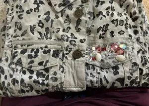 Leopard sleeveless vest thumbnail 3