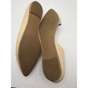 Michael Shannon Alyssa Flats Women‎ 9 Beige d'Orsay Pointed Toe Leather Preppy thumbnail 8