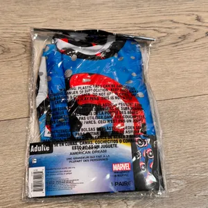Marvel American Dream Leggings Adult One Size Captain Shield‎ Pattern Halloween thumbnail 3