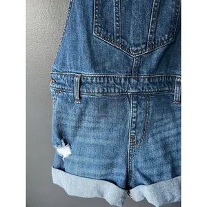 Old Navy Size Small Women's Denim Short Overalls thumbnail 4