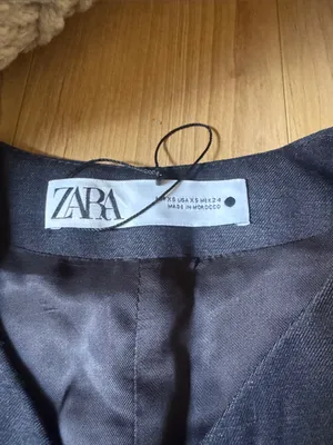 Zara Black Sleeveless Tailored Button Vest thumbnail 2