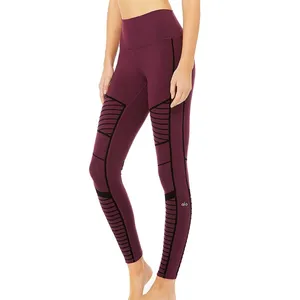 Alo Flocked High Waist Moto Legging thumbnail 7