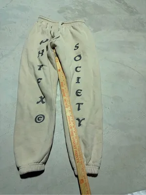 White fox Society Cream Sweatpants joggers XS thumbnail 2