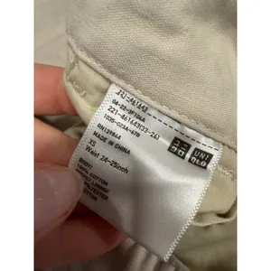 Uniqlo Cargo Pants Women's XS Beige Wide Leg‎ Cotton Utility Gorpcore thumbnail 3