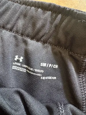 Under Armour Black Women’s Athletic Shorts with Branded Waistband thumbnail 2