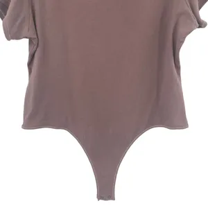 Skims T-Shirt Cotton Bodysuit Short Sleeve Thong Stretch Size 3X Plus Size thumbnail 3