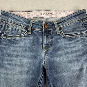 Mavi Alma Bootcut Jeans Women’s 24 Low Rise Stretch Medium Wash Y2K Denim thumbnail 2
