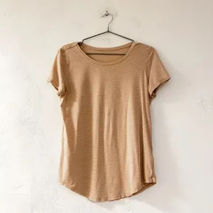 Lululemon Love Crew III in Hype Stripe Beech Wood White Medium thumbnail 2