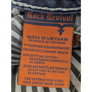Rock Revival Womens 28 Sundee Bootcut Jeans Embroidered Flap Pockets‎ Stretch thumbnail 9