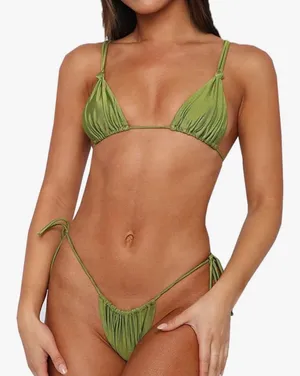 Green bikini set thumbnail 2