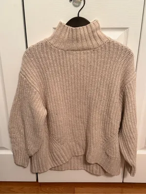 Anthropologie Maeve The Dakotah Oversized Turtleneck Sweater thumbnail 2