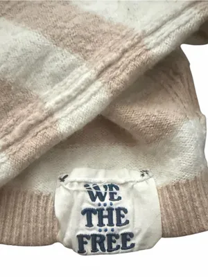 We the Free Witness The Fitness Into The Blue Pullover Ivory Comb thumbnail 5