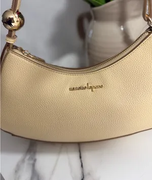 Nanette Lepore Panna Cotta Crescent Shoulder Bag NWT Y2K Minimalist Cream Purse thumbnail 6
