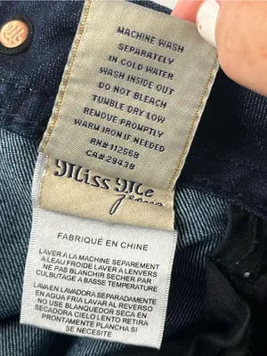 Miss Me Dark Blue Wash Embellished Back Flap Pocket Jeans Boot Womens 31 Denim thumbnail 6