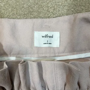 Wilfred Aritzia Paperbag Shorts Coquette High Rise Pink Purple Crepe Women 2 thumbnail 7