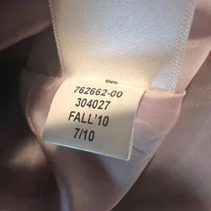 Banana Republic Womens Brown Pink Wool Blend Double Breasted Peplum Coat Large thumbnail 6