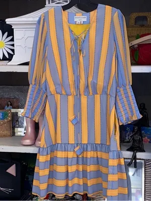 Sachin & Babi x Dillards Deanna Lace Up Striped Dress 2 thumbnail 2