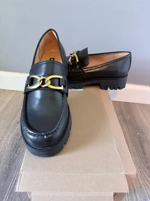 Woman’s Nine West gables round toe. Lug heel. Casual loafers size:10.5 thumbnail 2