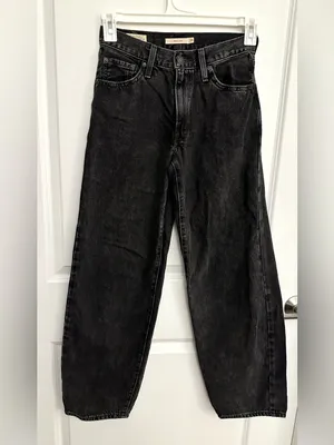 Levi’s Baggy Dad Jeans in Boot Barn (washed black) 24 thumbnail 3