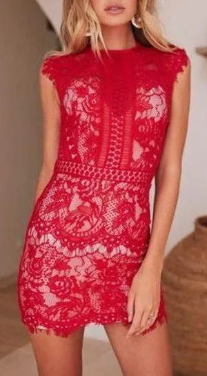 Xenia Boutique Jessica 2.0 Lace Dress thumbnail 1
