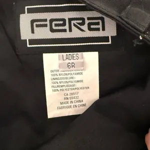 FERA Black Insulated Ski Snow Pants Ladies Size 6R thumbnail 9