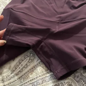 Lululemon Align 4” Biker Shorts Size 6 Grapę Thistle thumbnail 6