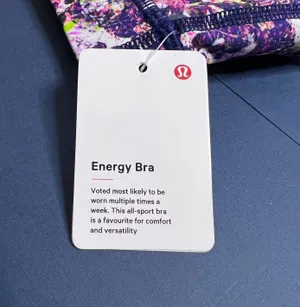 Lululemon Energy Bra Luxtreme NWT Size 2 Purple TRRM *Limited Edition* thumbnail 7
