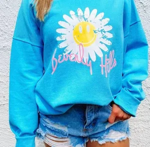 Beverly Hills Blue Pullover Size L thumbnail 1