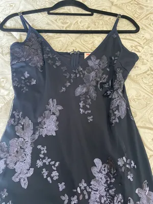 Showpo Navy Sparkly Mini Dress thumbnail 5