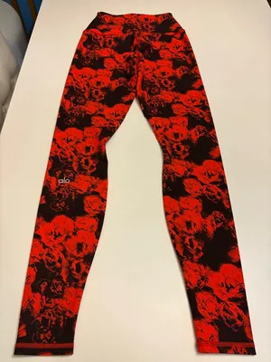 NWOT Alo Yoga vapor rose full length legging size XS thumbnail 1