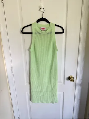 Solid & Striped Carson Coverup in Pistachio Green thumbnail 5
