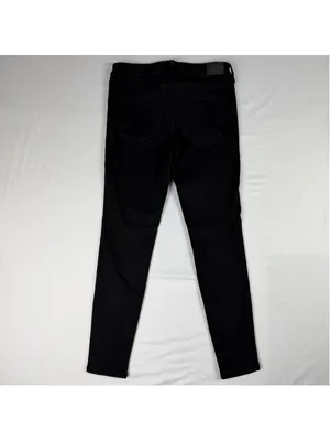 American Eagle Next Level Stretch Black Jegging Jeans Women 6 Skinny Mid Rise thumbnail 2