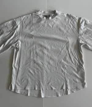 AllSaints Crewneck White Heavyweight T-Shirt thumbnail 1