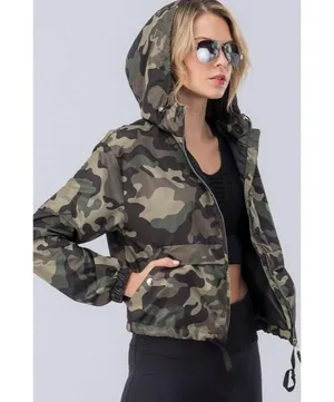 Camo Windbreaker Black thumbnail 5