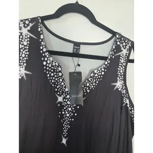 NEW Sheilay Midi Dress Cold Shoulder Party Cocktail Club Date Night Celestial M thumbnail 7