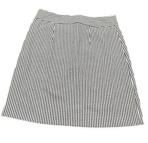 Ann Taylor Black/White Pinstripe Skirt thumbnail 1