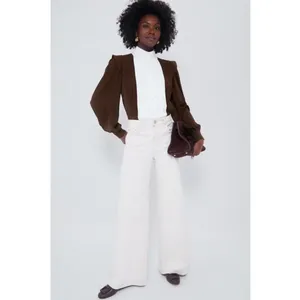 TUCKERNUCK X India Hicks Chocolate and Ivory Grove Blouse NWT Size XXXL thumbnail 7