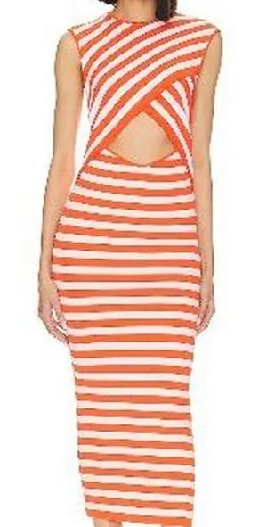 Revolve midi Dress orange thumbnail 1