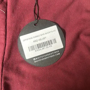 White Fox Boutique OFFSTAGE RIBBED BIKE SHORTS thumbnail 3