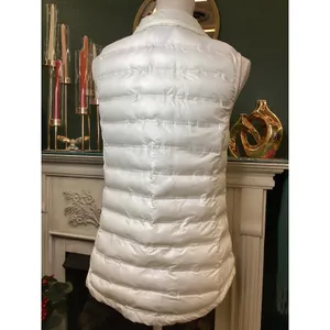 Gerry‎ Puffer Vest Women XS White Excellent Full Zip Quilted Lightweight thumbnail 3
