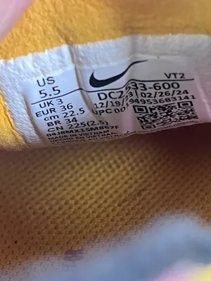 Nike Waffle One Active Fuchsia Yellow Black Women’s Size 5.5 thumbnail 8