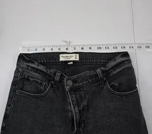 Abercrombie 90s Slim Straight Ultra High-Rise Jeans thumbnail 4